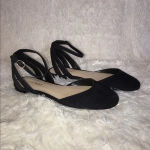 Nine West Women's Begany Suede Ballet Flat, 7.5 M